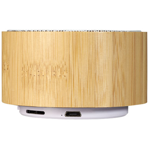 Cosmos Bluetooth® Lautsprecher aus Bambus, natur, weiss