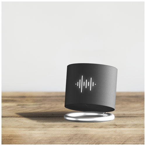 SCX.design S26 Lautsprecher Ring mit Leuchtlogo, schwarz