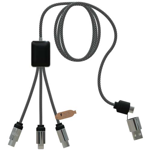 SCX.design C33 60W Typ C Ladekabel mit doppeltem Leuchtlogo