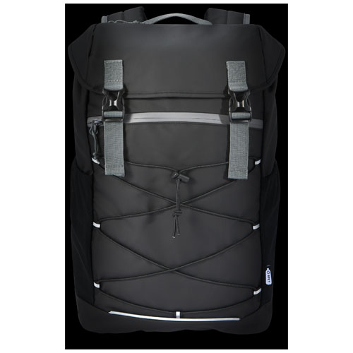 Aqua 15,6" GRS recycelter wasserabweisender Laptop-Rucksack 23 L
