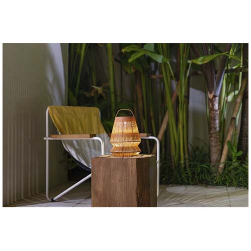 Originalhome Lampion tragbare Laterne aus recyceltem Material, ziegelstein