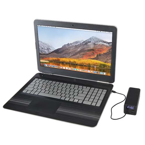 Acamar 70 W 20.000 mAh Laptop Powerbank aus recyceltem Aluminium
