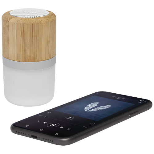 Aurea Bluetooth® Lautsprecher aus Bambus mit Licht