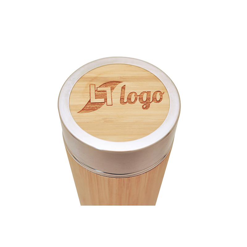 Baladeo Isolierflasche ONSEN Bambus mit Teesieb