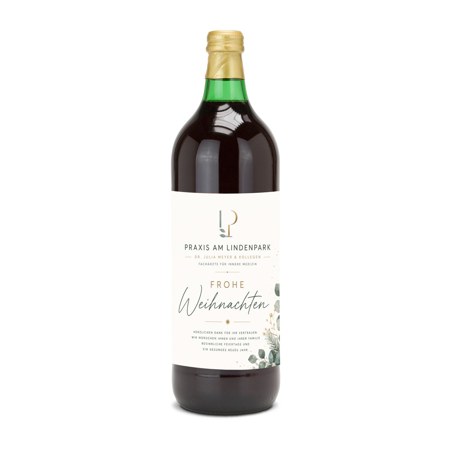 Glühpunsch, alkoholfrei - Flasche grün, 1 l