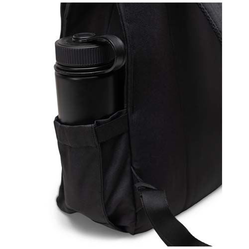 Herschel City Rucksack aus recyceltem Material 16 L, schwarz