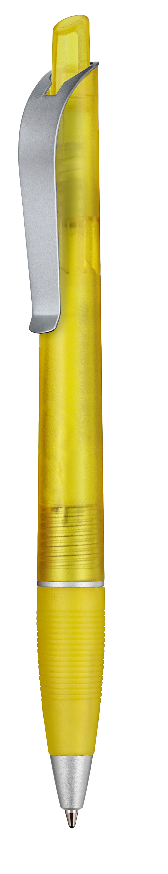 Kugelschreiber BOND FROZEN,ananas-gelb TR/FR