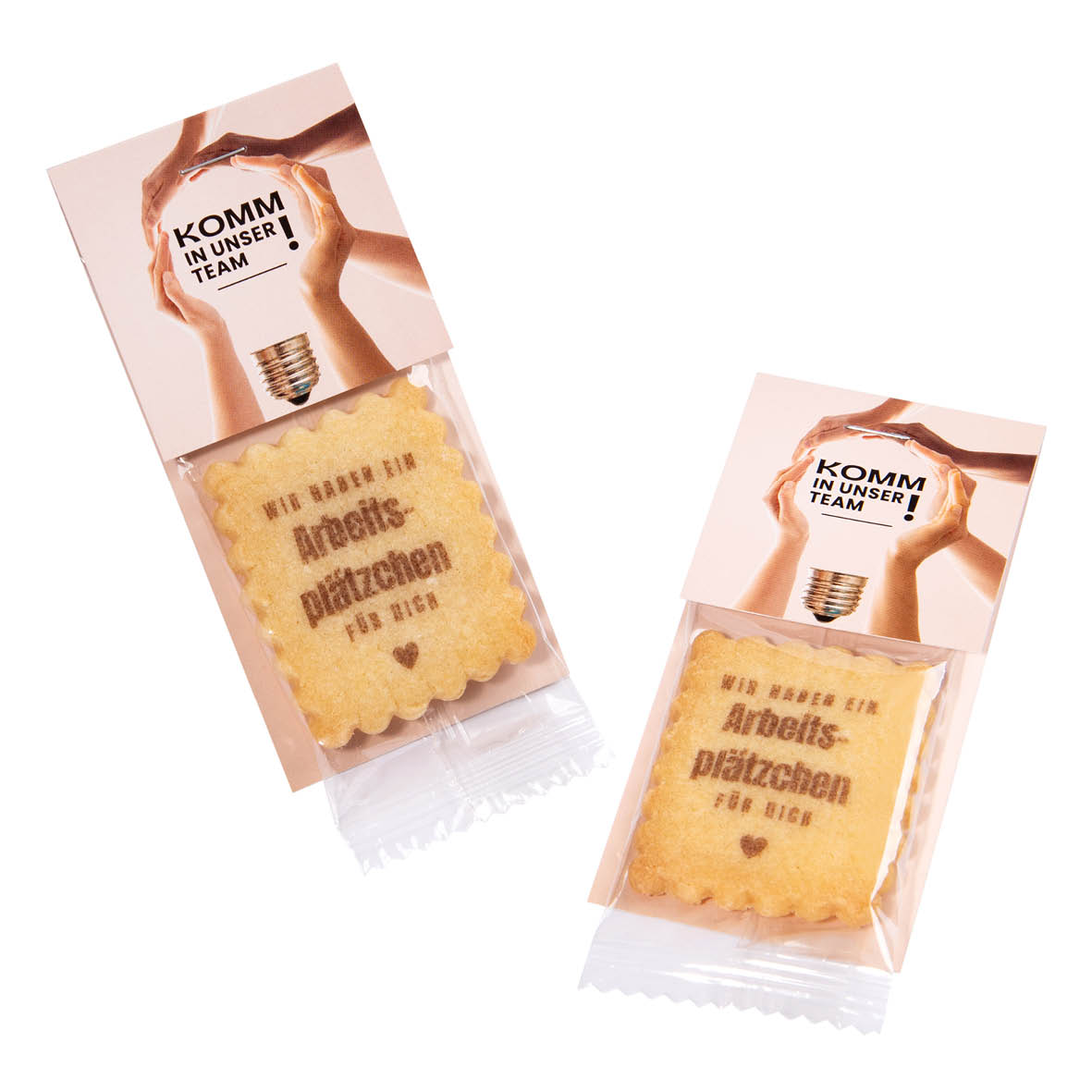 KNACKIGER VANILLE-BUTTERKEKS MIT DISPLAYKARTE