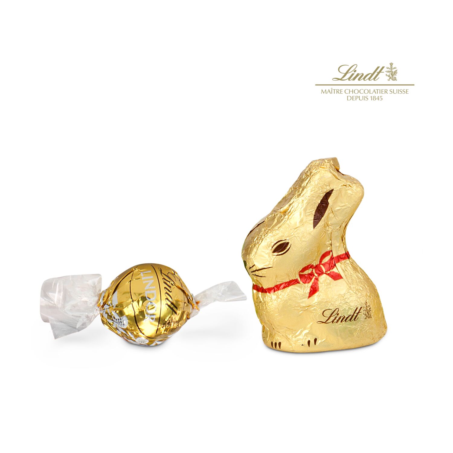 Geschenkartikel / Präsentartikel: Goldenes Ostersäckchen
