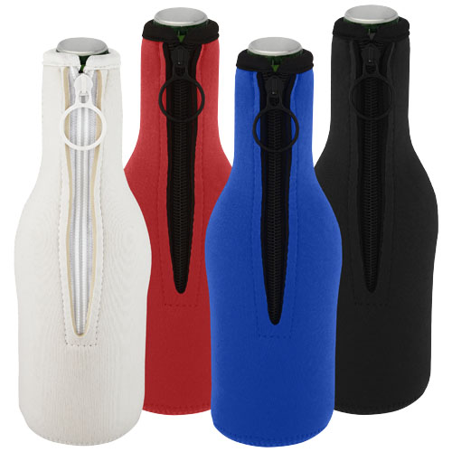 Fris Flaschenmanschette aus recyceltem Neopren, weiss