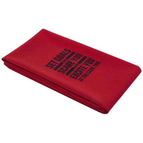 Althea Sporthandtuch 50 × 100 cm, rot
