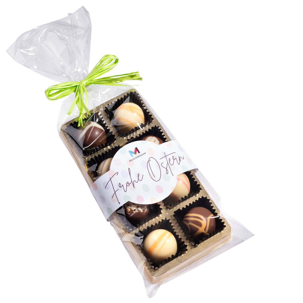 8 PREMIUM-PRALINEN IN KLARSICHTTÜTE