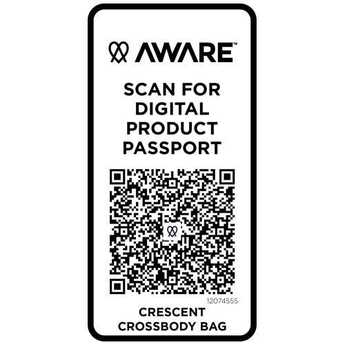 Trace 500 g/m² Aware™ recycelte Umhängetasche, navy