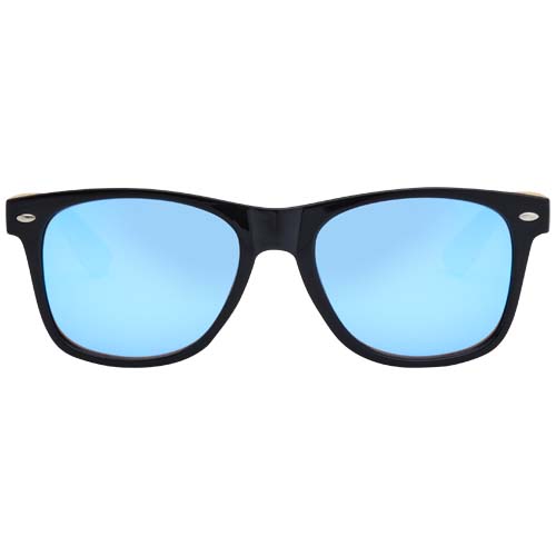 Hue Sonnenbrille mit Bambusbügeln, blau, natur