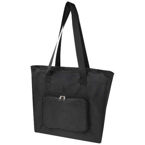 EcoFold faltbare RPET Tragetasche 16 L, schwarz