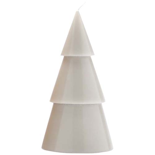 Originalhome Weihnachtsbaum Kerze L, hellgrau