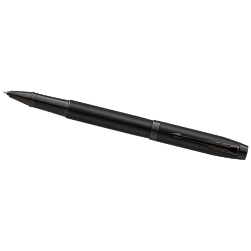Parker IM achromatisches Kugelschreiber und Tintenroller Set mit Präsentbox (schwarze/blaue Mine)