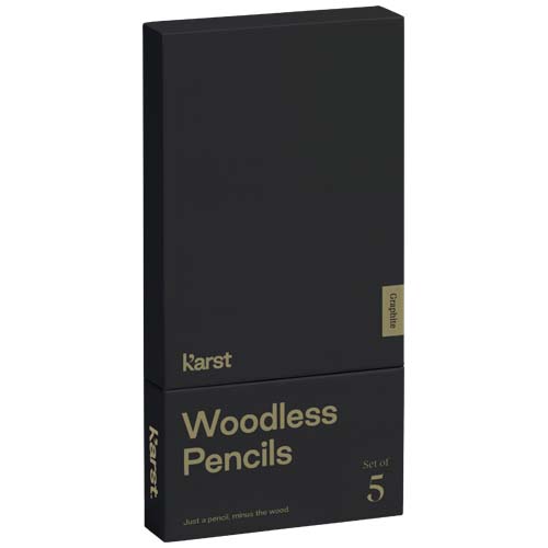 Karst® 5er-Pack 2B holzlose Graphitstifte