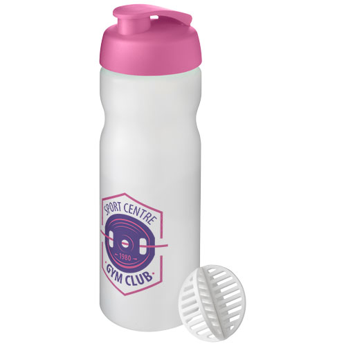 Baseline Plus 650 ml Shakerflasche, magenta, klar mattiert