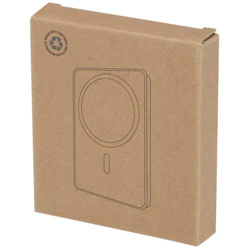 Acrab 15 W 5.000 mAh magnetische kabellose Powerbank mit 20 W PD aus recyceltem Kunststoff, weiss