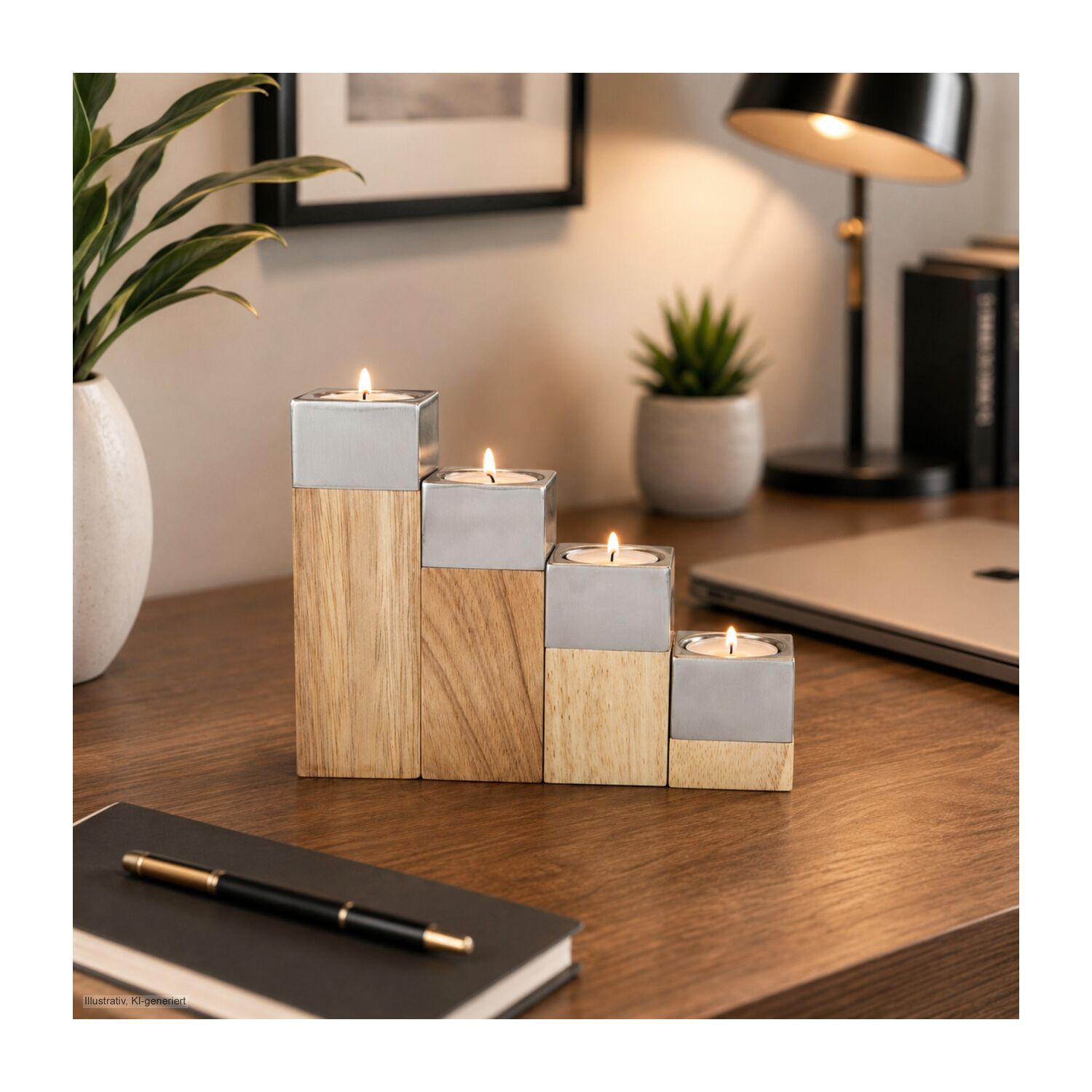 ROMINOX® 4er Teelicht-Set // Luce