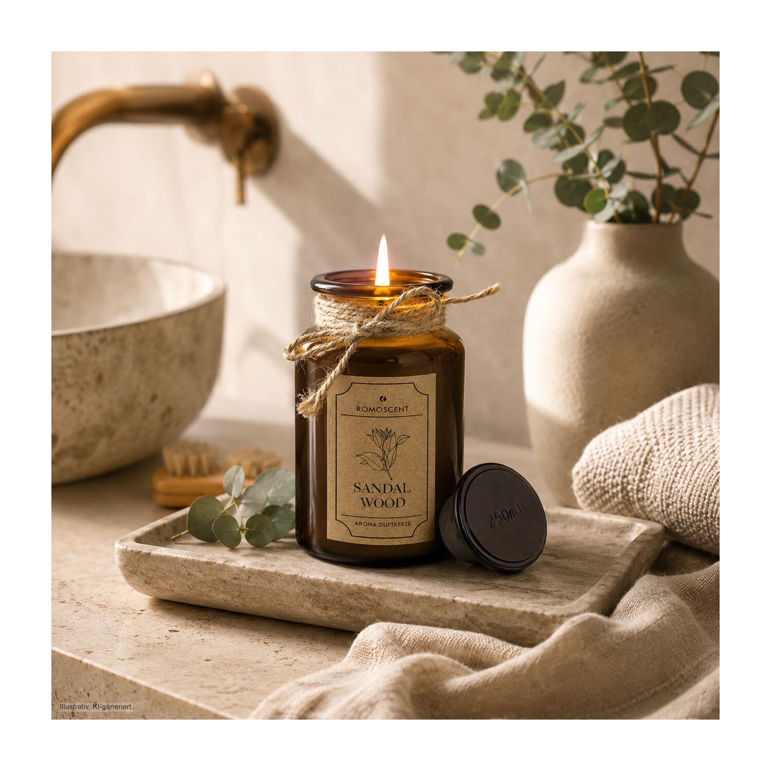 ROMOSCENT® Aromakerze Apothekerflasche