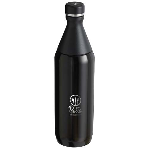 Stanley 600 ml All Day Slim Flasche, schwarz glänzend