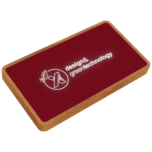 SCX.design P36 5000 mAh kabellose Powerbank mit Leuchtlogo