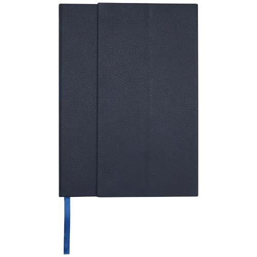 Alejandra A5 Hardcover Notizbuch aus recyceltem Leder, Ozeanblau