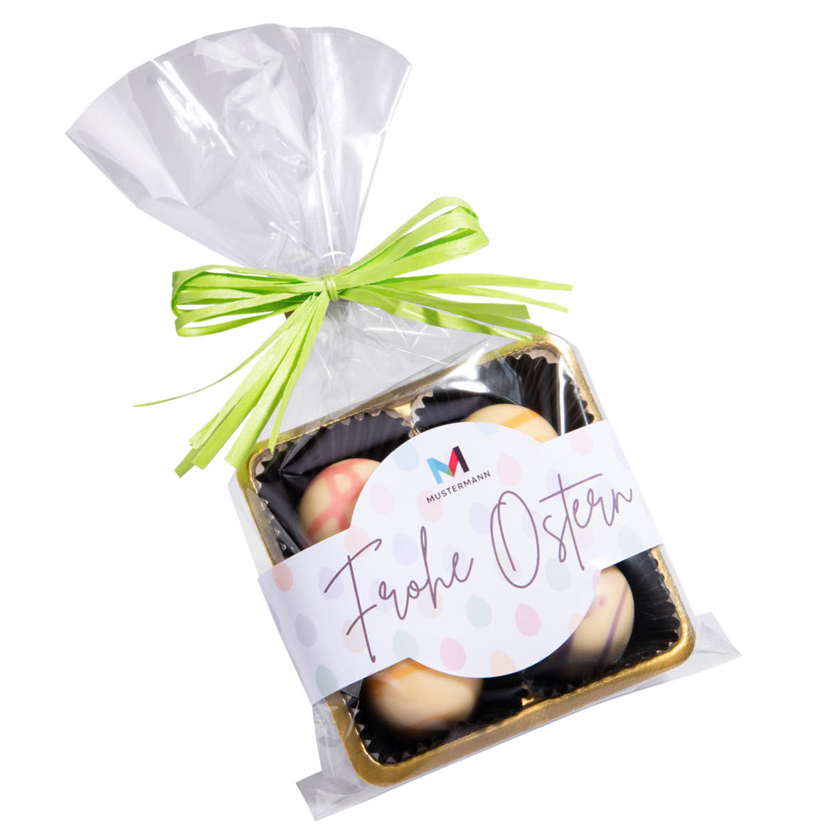 4 FRUCHT-PREMIUM-PRALINEN IN KLARSICHTTÜTE
