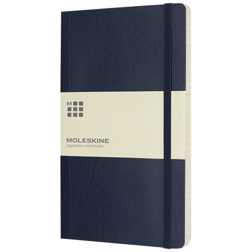 Moleskine Classic Softcover Notizbuch L – liniert, saphir