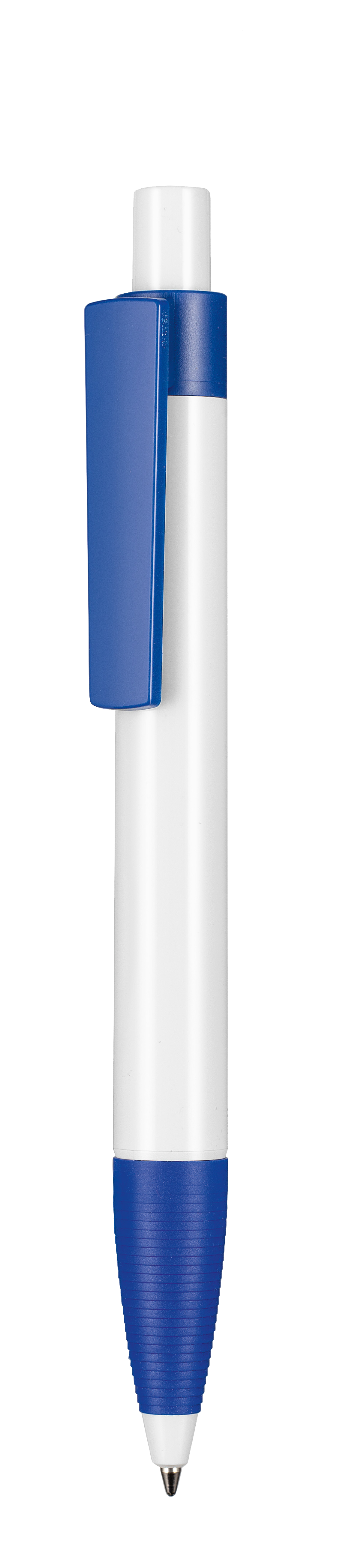 Kugelschreiber SCREEN,weiss/azur-blau