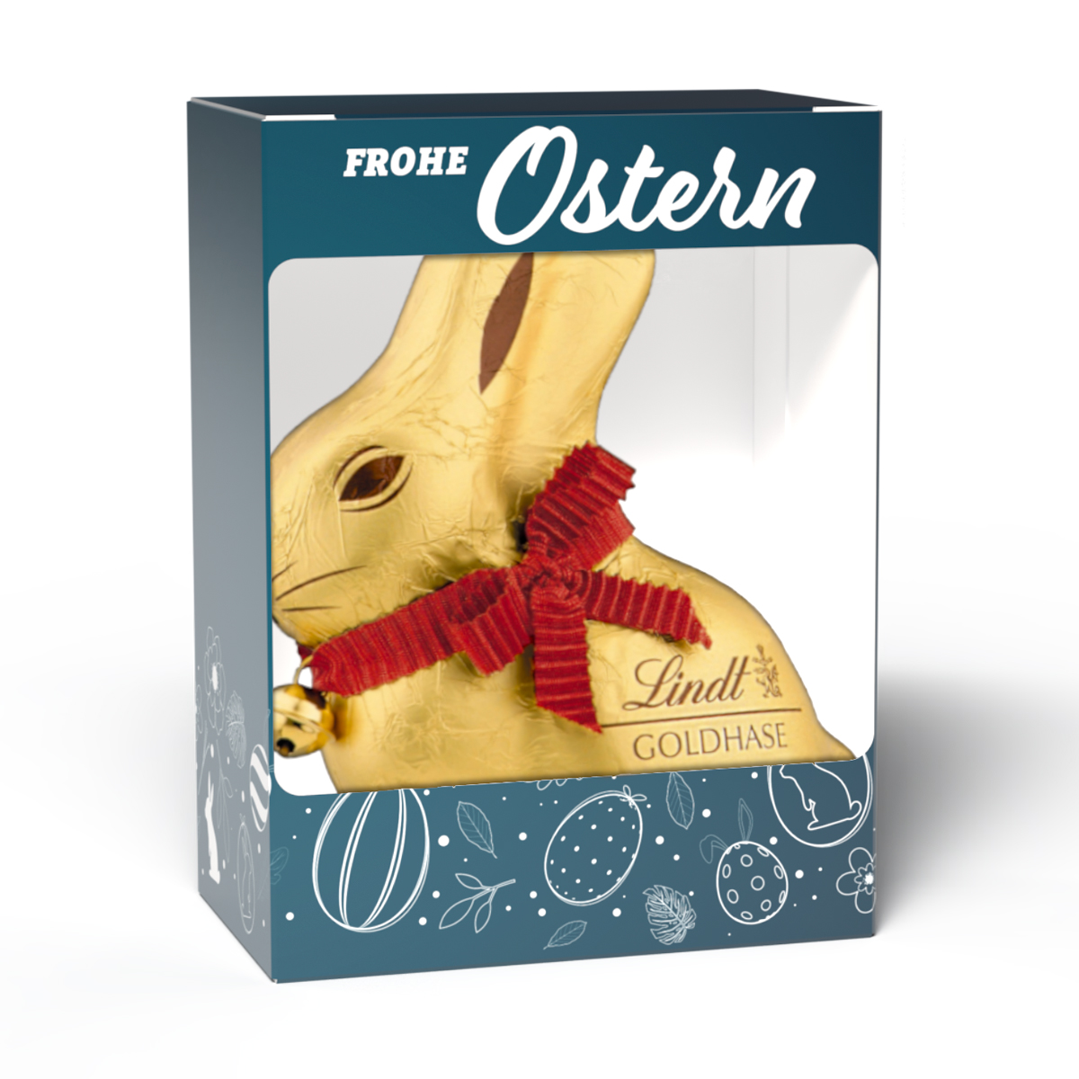 Lindt Goldhase 50 g in Vollkartonage | 50 g | 4c Euroskala