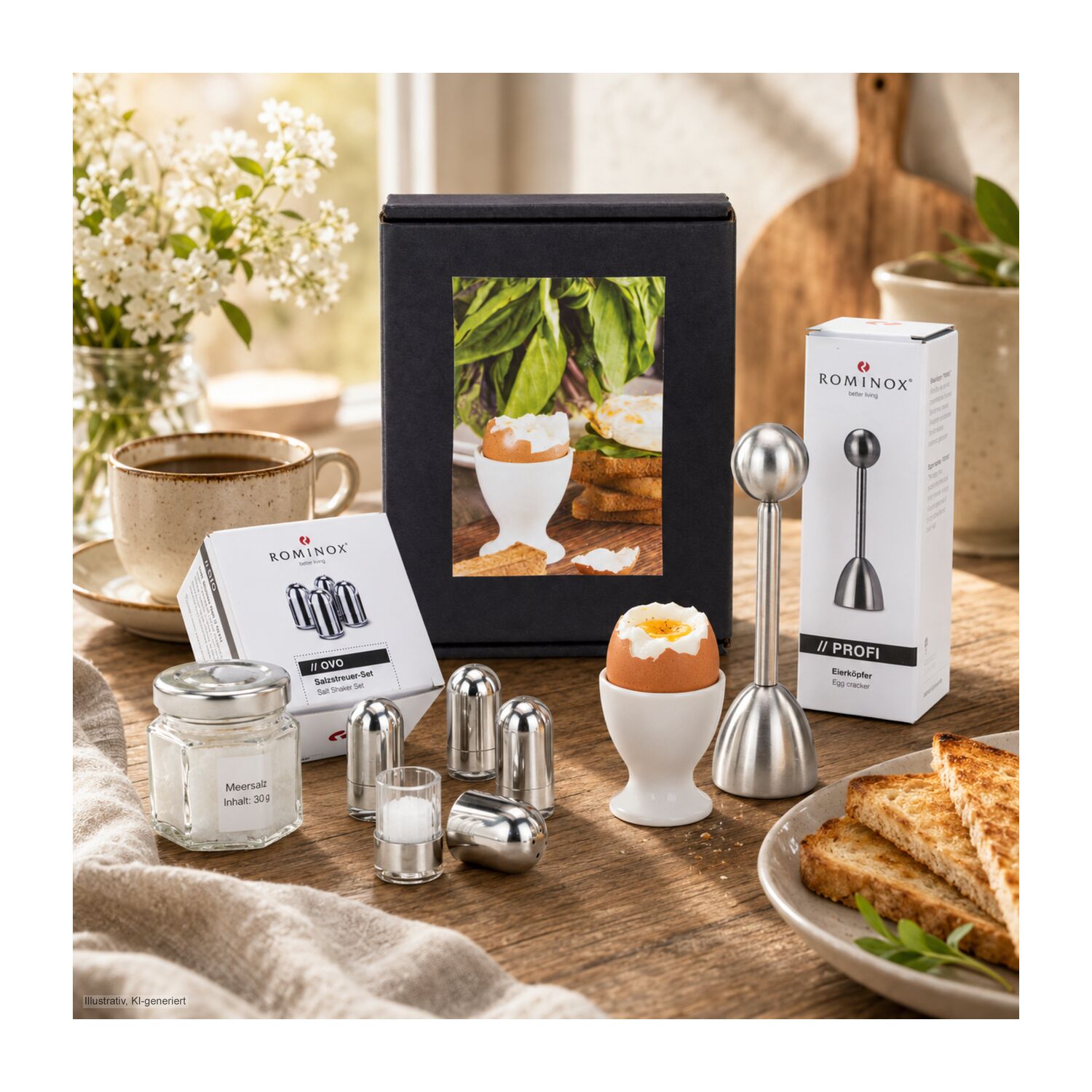 Geschenkset / Präsenteset: Frühstücks(dr)eierlei