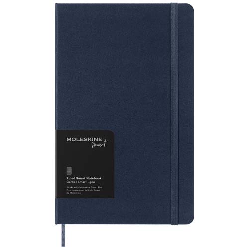 Moleskine Large Smart Notizbuch – liniert, blau