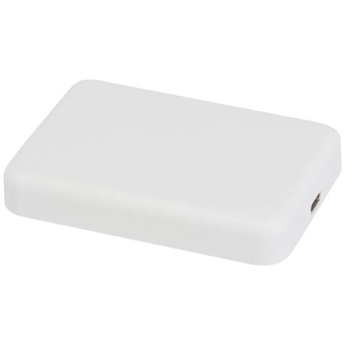 Acrab 15 W 5.000 mAh magnetische kabellose Powerbank mit 20 W PD aus recyceltem Kunststoff, weiss