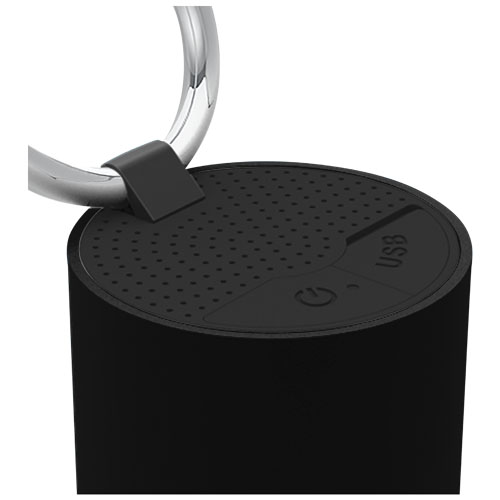 SCX.design S26 Lautsprecher Ring mit Leuchtlogo, schwarz
