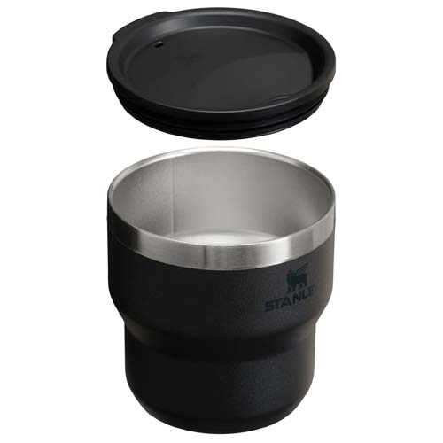 Stanley Stay Hot 295 ml Edelstahl isolierter, stapelbarer Camp Becher