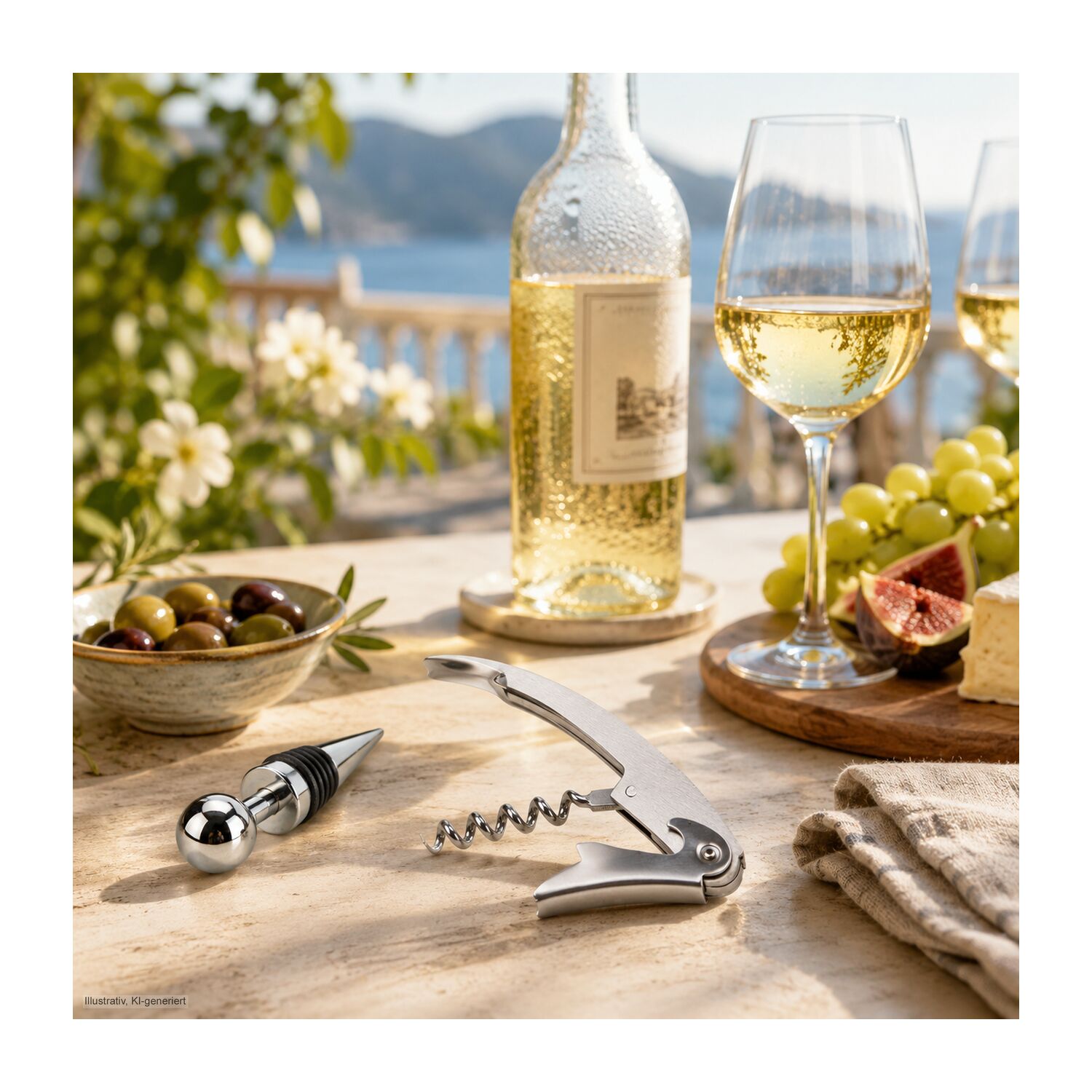 Geschenkset / Präsenteset: Wein & Snack