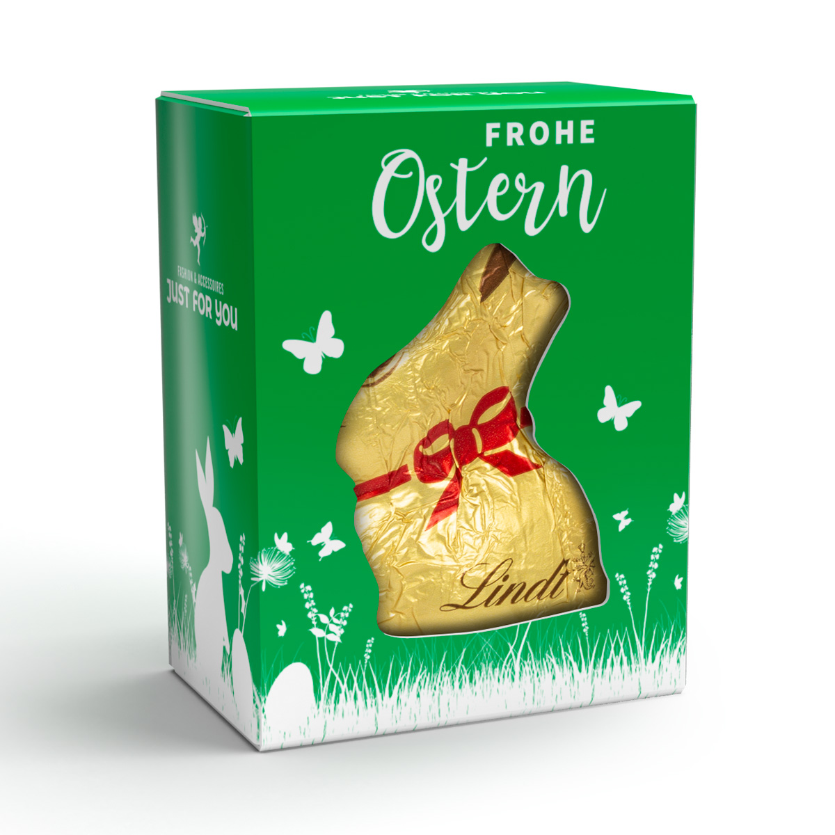Lindt Mini Goldhase in Werbekartonage | 10 g | 4c Euroskala