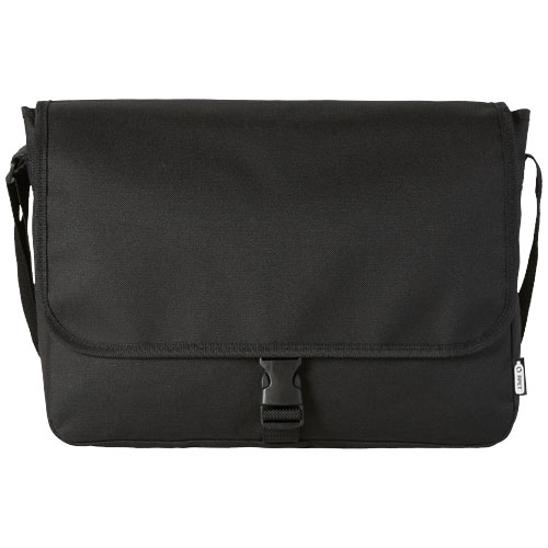 Retrend RPET Schultertasche 6L, schwarz