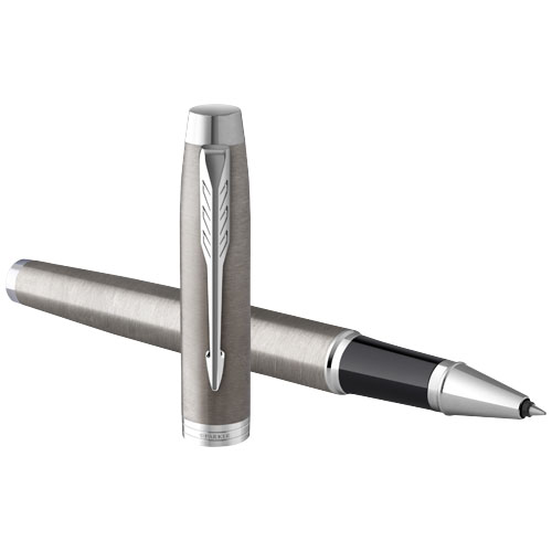 Parker IM Tintenroller (schwarze Mine), silber