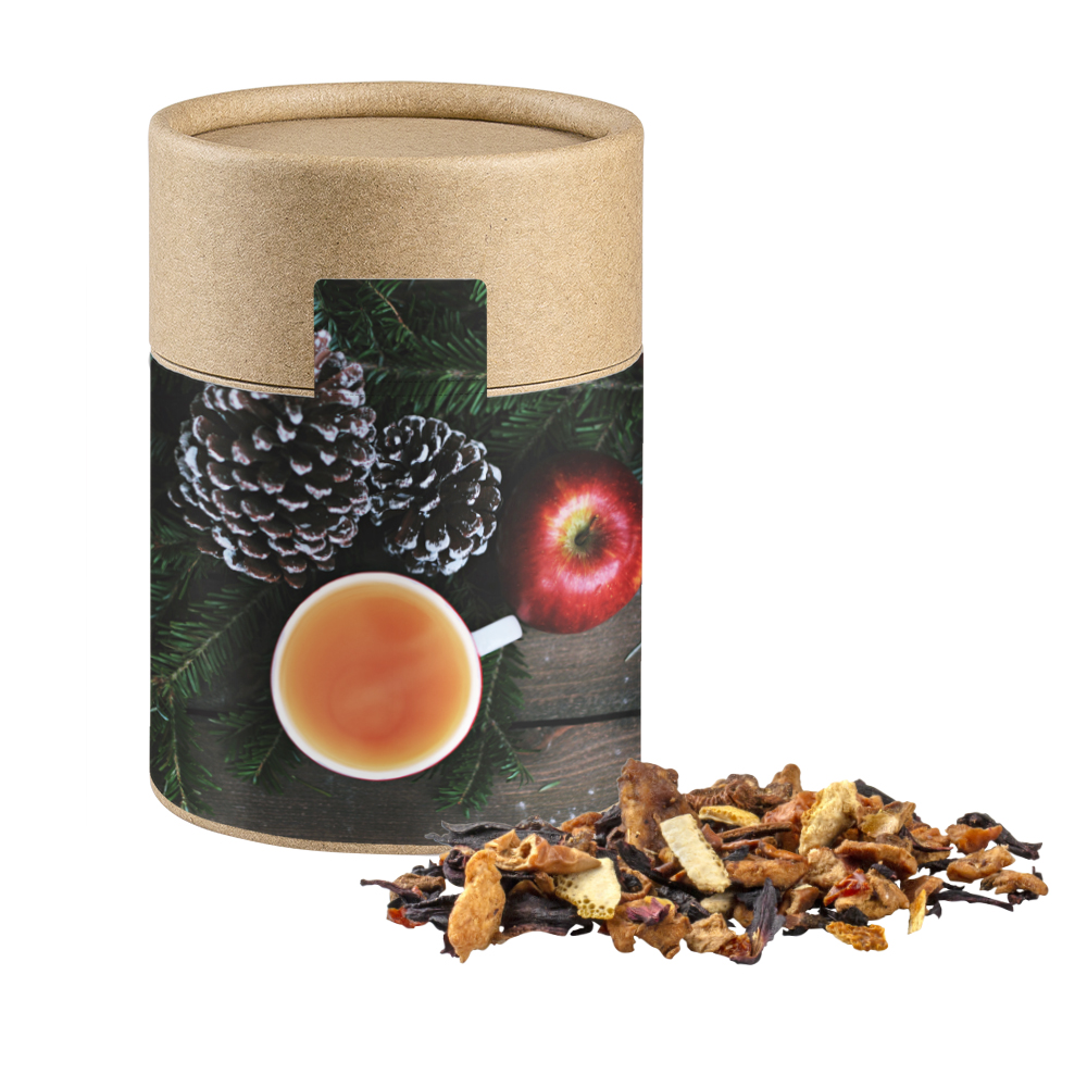 Omas Bratäpfelchen Tee, ca. 60g, Kraftpapierdose Midi