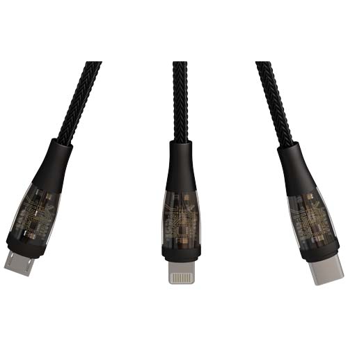 SCX.design C50 100 W/5 A 5-in-1 Schnellladekabel mit Digitalanzeige
