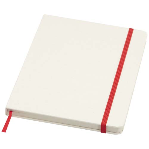 Bass A5 recyceltes Notizbuch, liniert, rot