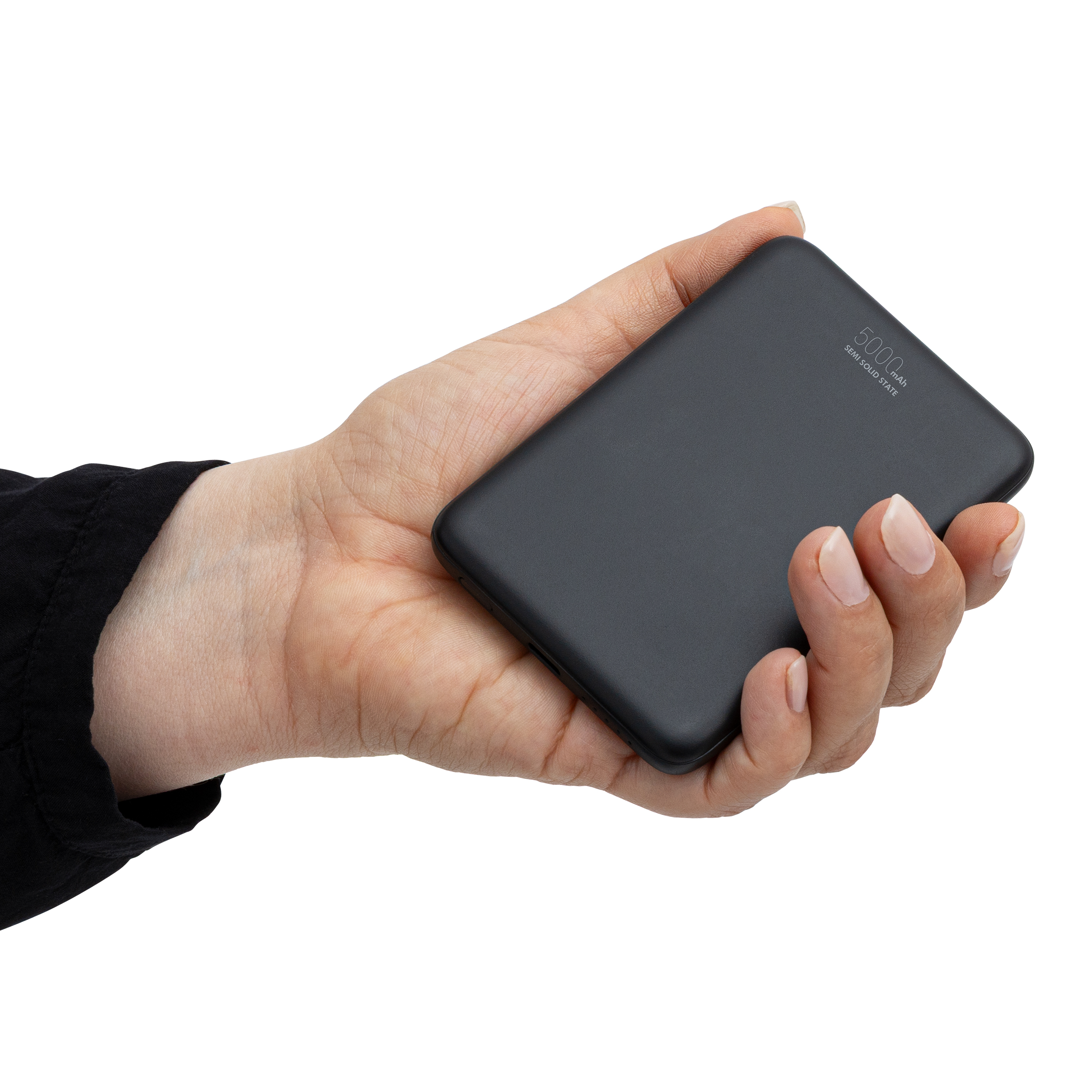 Magnetische 15W Wireless Powerbank REEVES-WATTRON Plus V - 5000 mAh, Schwarz
