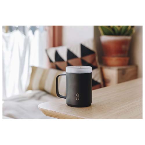 Ocean Bottle 350 ml vakuumisolierter Reisebecher, obsidian-schwarz