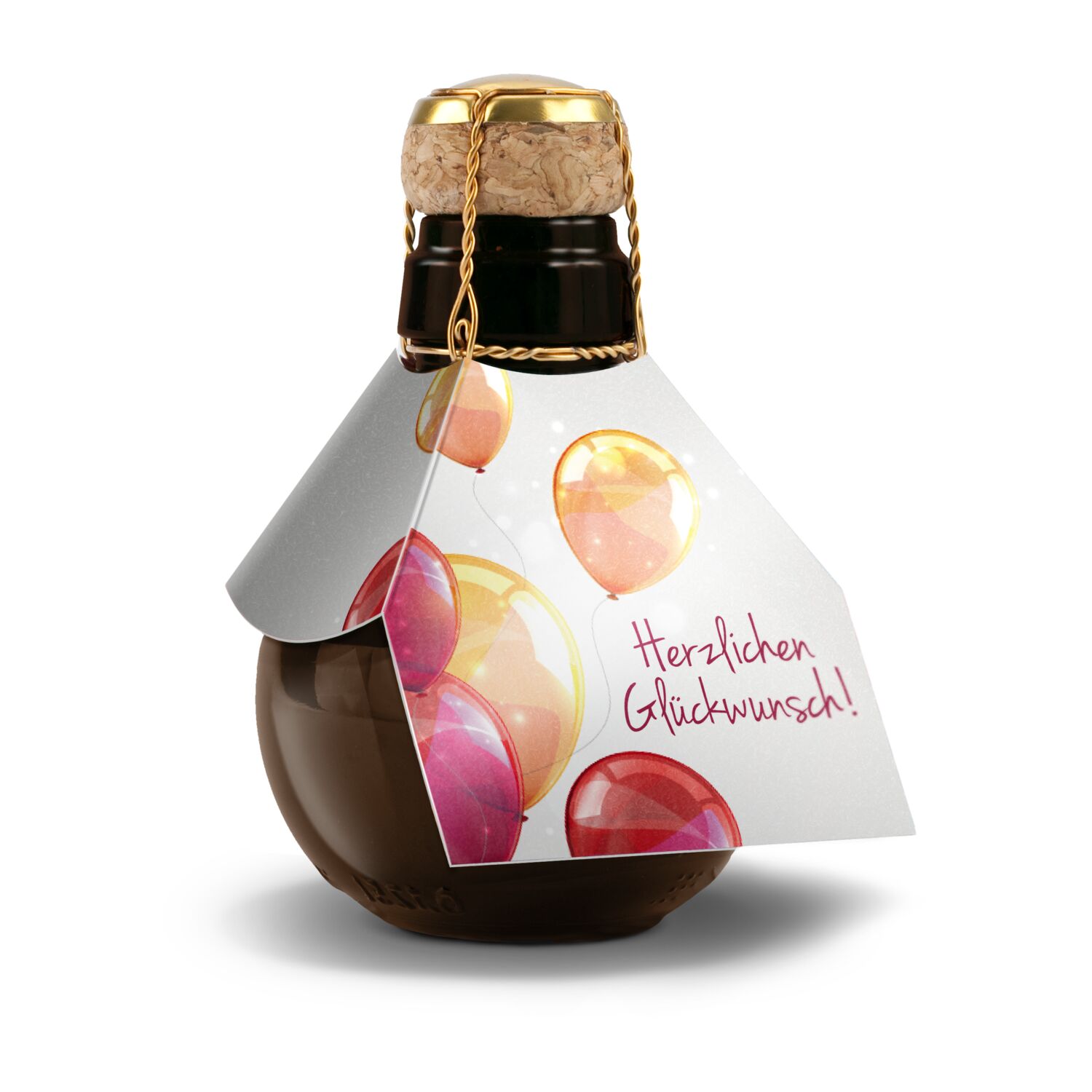 Kleinste Sektflasche der Welt Herzlichen Glückwunsch