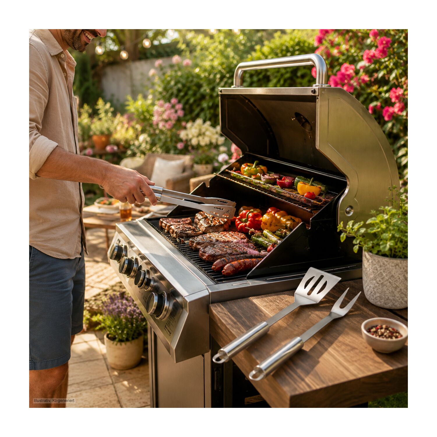 Geschenkset / Präsenteset: Das Grill-Set