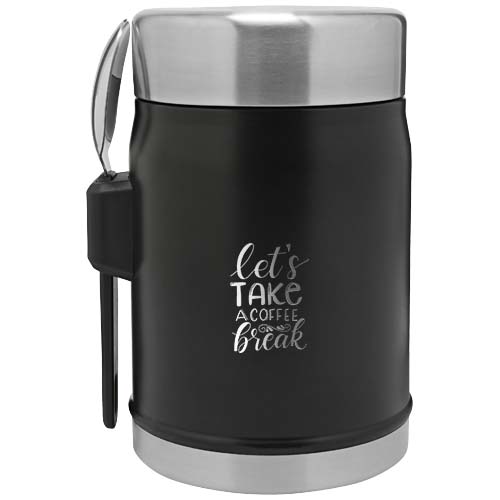 Stanley 400ml Legendary Food Jar Lunchpot mit Göffel, mattschwarz